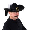 Klobouk pro musketyry cerny