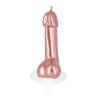 Růžová svíčka penis - 10cm