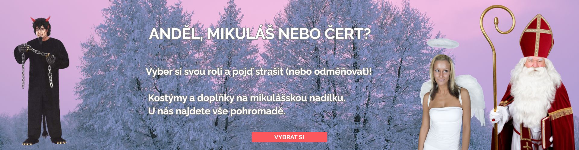 Čert, Mikuláš, anděl