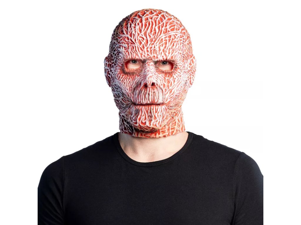 Maska hlava bez kůže latex