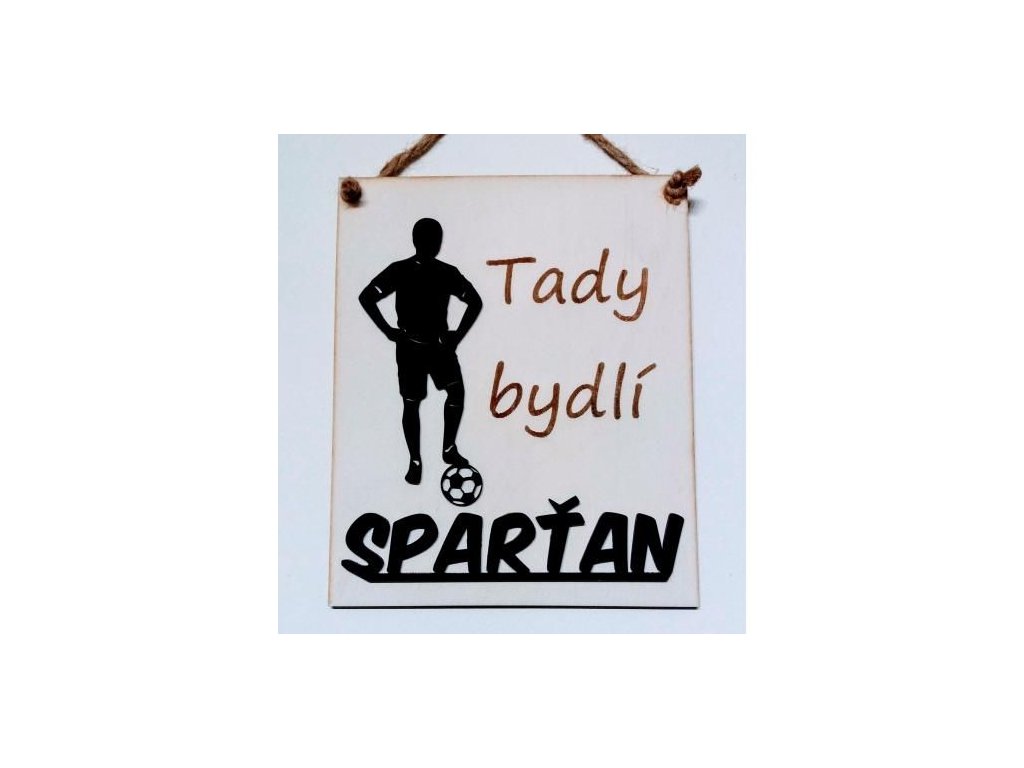 Cedulka - fotbalista - Sparťan