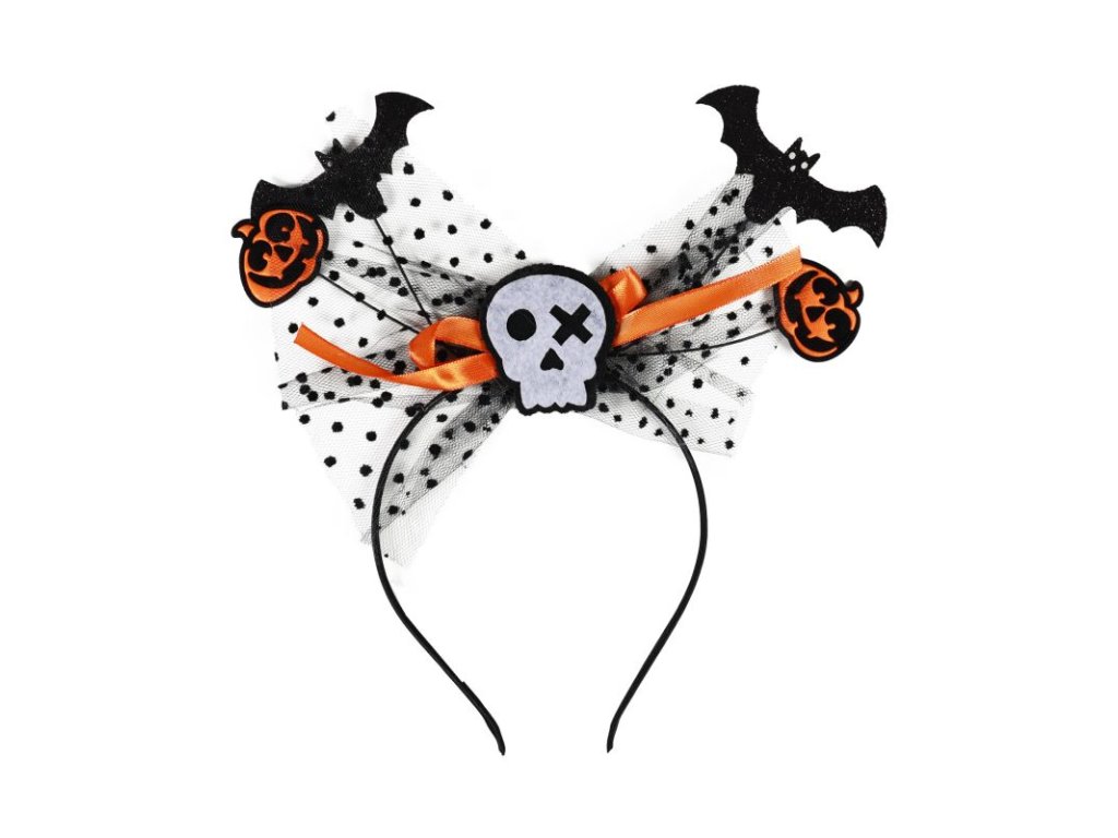 Čelenka s netopýry a dýněmi