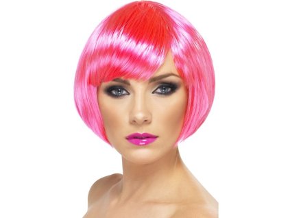 Paruka babe neon růžová
