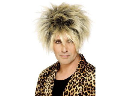 Blond rozcuchaná paruka Wild Boy 80. léta