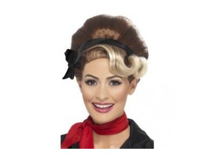 Paruka Beehive Up Do - hnědá