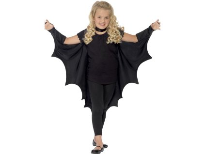 Plášť Bat dětský černý