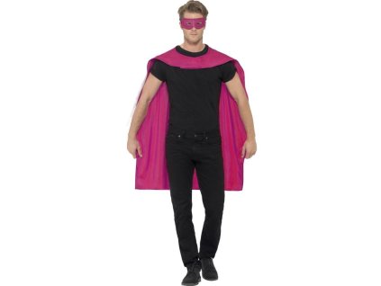 Plášť růžový + škraboška