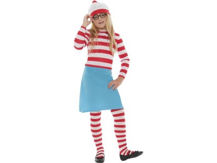 Dětský kostým - Wally Wendy školačka