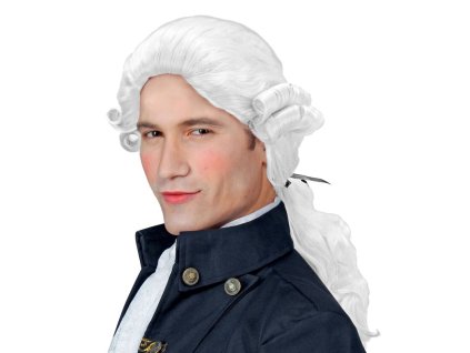 Paruka Vévoda bílá historická