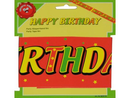 Stuha Happy Birthday - 6m