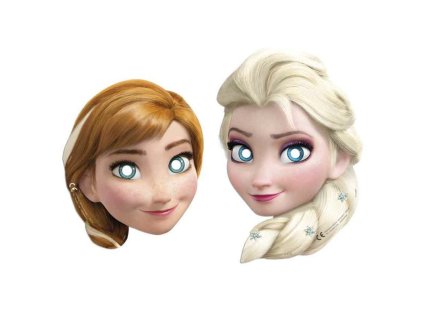 Masky "Frozen - Ledové království", 6 ks