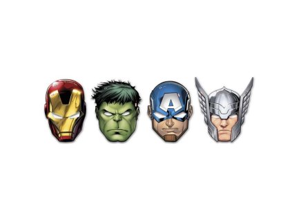 Masky "Avengers", 6 ks