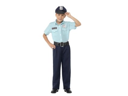 Dětský kostým - Policie  modrý