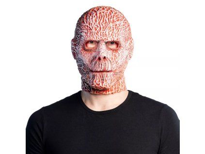 Maska hlava bez kůže latexová