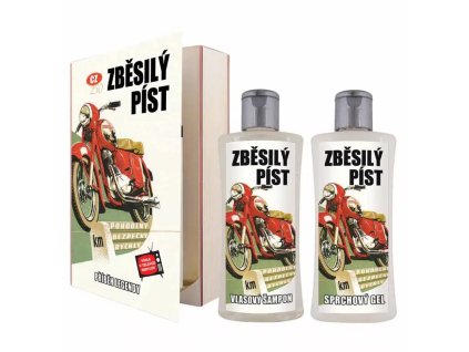 Kosmetická sada kniha pro motorkáře
