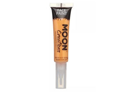 Líčidlo na tělo -  Moon Creations - oranžové  se štětečkem 15ml