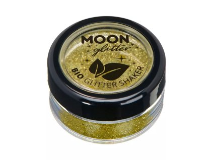 Třpytky na tělo - Moon Glitter Bio Glitter Shakers- zlaté  5g