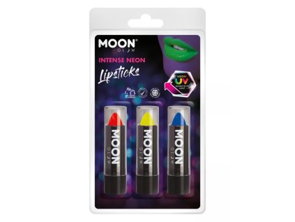 Rtěnky - Moon Glow Intense Neon UV - 3 ks