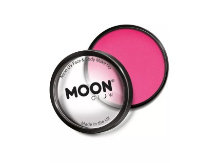 Líčidlo na obličej a tělo - Moon Glow Pro Intense Neon UV - růžové 36g