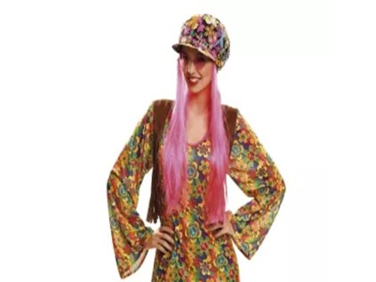 cepice hippie s vlasy