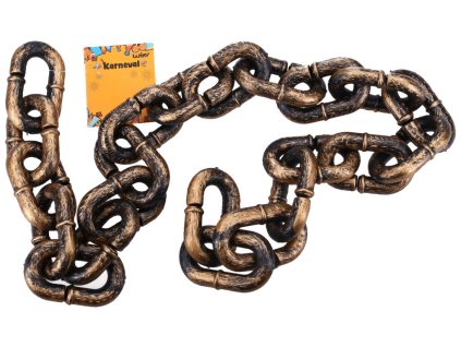 Řetěz zlatý plast 1m