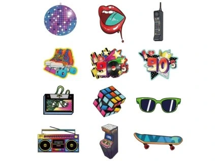 Girlanda retro 90. léta