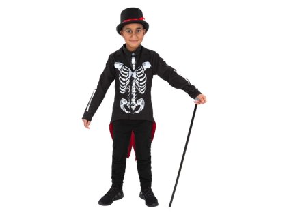 Dětský kostým - Kostlivec s potiskem