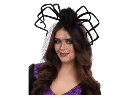 Čelenka s pavoukem halloweenská