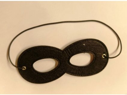 Škraboška - černá