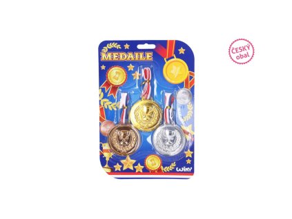 Medaile 3 ks