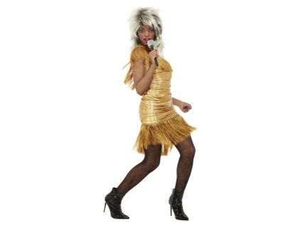 Kostým  legenda Tina Turner zlatý