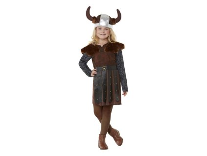 Dětský kostým - Viking - dívka