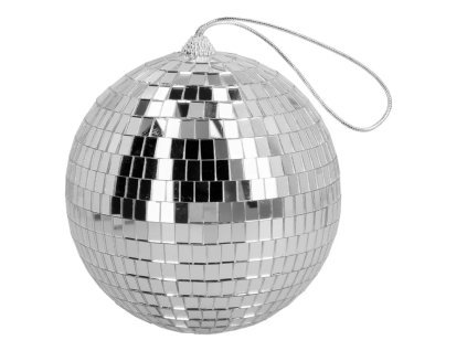 Disco koule stříbrné 6ks
