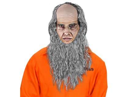 Sada stařec s brýlemi