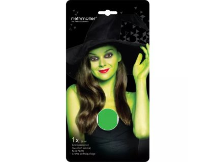 Make up - barva na obličej v krému zelená 28 ml