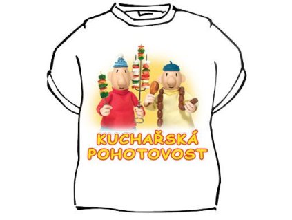 Tričko - Kuchařská pohotovost Pat a Mat