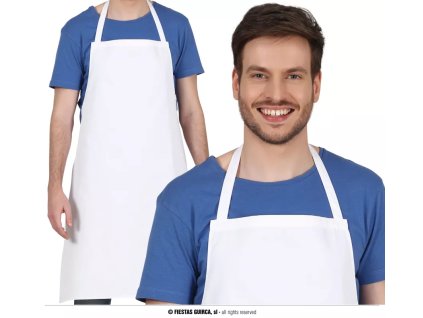 ZÁSTĚRA PRO DOSPĚLÉ KUCHÁŘ bílá