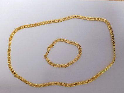 Náhrdelník a náramek zlatý