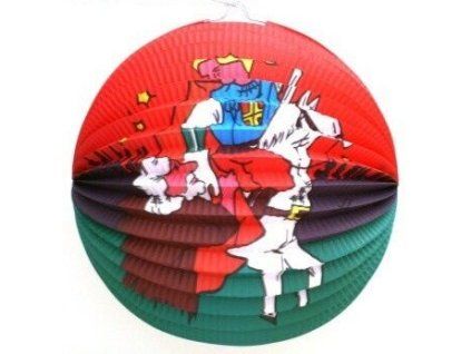 Lampion barevný 25cm