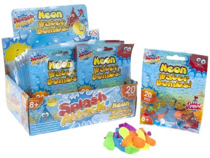 Vodní bomby - 20ks  neon