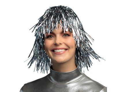 paruka stribrna staniolova