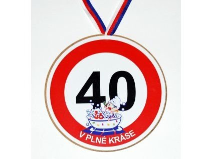 Medaile k 40. narozeninám pro ženu – originální dárek k jubileu