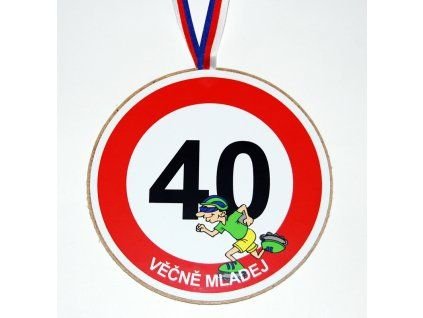 Medaile k 40. narozeninám pro muže – originální dárek k jubileu