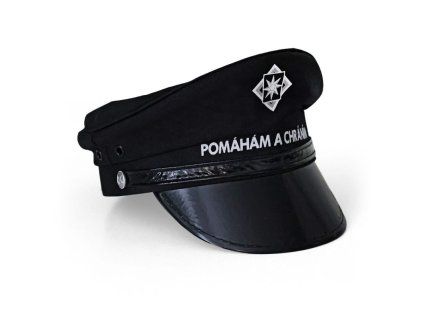 Čepice policejní s nápisem pro dospělé