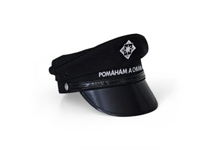 Čepice policejní s nápisem - dětská