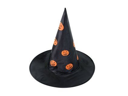 Dětský čarodějnický klobouk s dýněmi