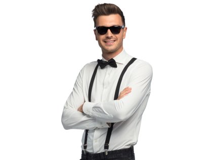 cerna sada doplnku bryle ksandy motylek