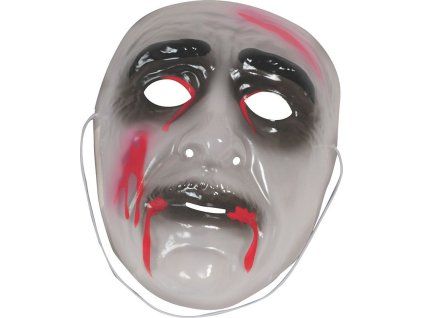 Plastová maska zombie