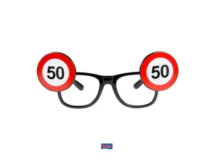 Brýle dopravní značka - 50