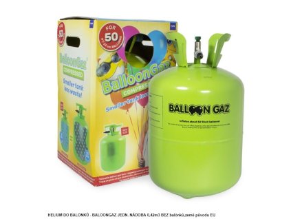 Helium  - bez balónků  na 50 ks